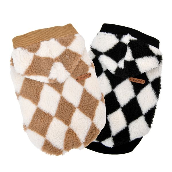  CAT SLEEVELESS WINTER HOODIE | BROWN 