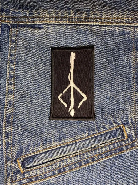 Hunter's Mark Embroidered Patch. Horror Movie/Video Game Inspired Patches. Iron On Backing.