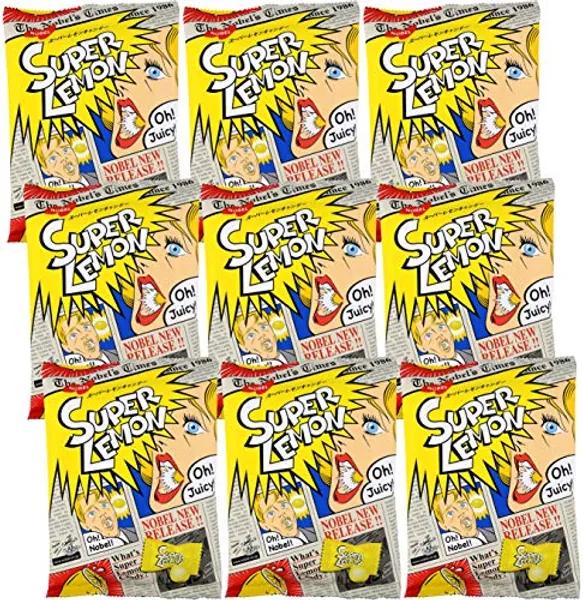 Nobel Super Lemon Candy 3.1oz (9 Pack)