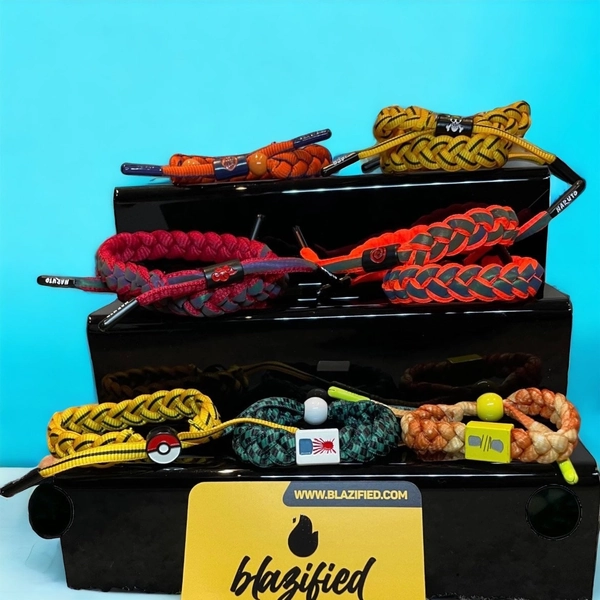 Anime Bracelet | Anime Manga Inspired Wristband | *Adjustable* Knot Pattern Bracelet | Anime Gift | Gamer Gift