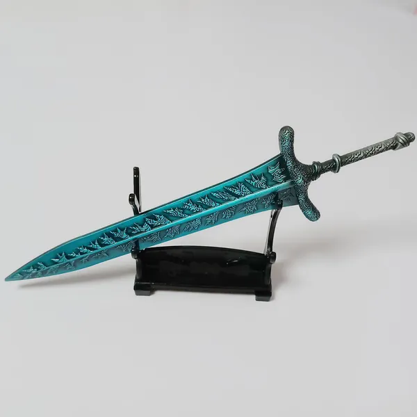 Elden Ring Game Dark Moon Greatsword Desktop ornaments Alloy Products gifts For The Game Fans Moonlight Greatsword Seal Pendant