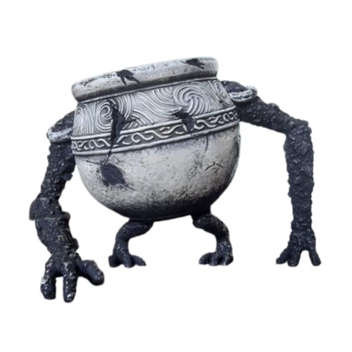 ZMOOPE Elden Ring Pot Boy Statues, Mysterious Game Statues Desktop Resin Figures for Home Decor, Game Fans Collection Gift for Game Lovers, 5.9 inch