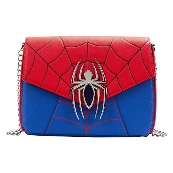 Loungefly Marvel Spider Man Color-Block Crossbody Bag Spider Man One Size