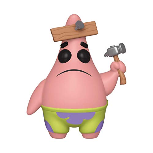 Funko Pop! Animation: Spongebob Squarepants - Patrick with Board, Multicolor, Standard - Standard