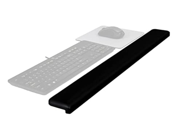 3M Gel Wrist Rest for Standing Desks, Accommodate Different Working Positions, Black (WR200B) - 30.13 x 1 x 3.25 inches