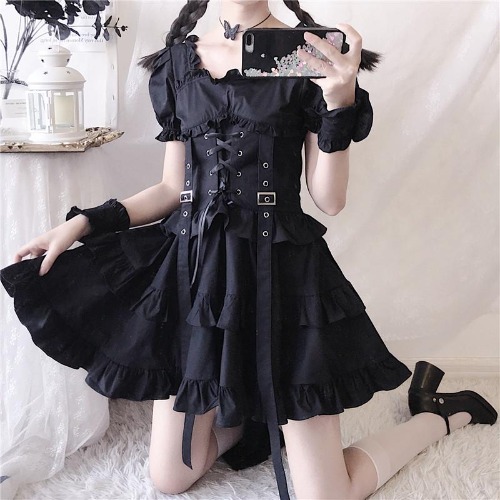 Gothic Renaissance Lolita Dress - S