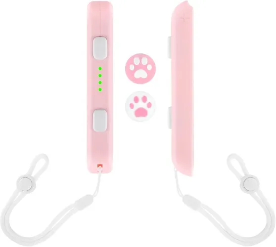 JoyCon Wrist Strap + Stick Cover Pink