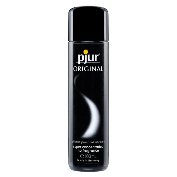 pjur Original Silicone Based Lubricant Premium Intimate Sex Lube for Men, Women & Couples Ultra Long Lasting Natural Taste and Odor, 100ml / 3.4 fl.oz