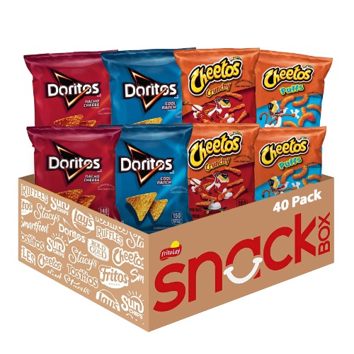 Frito-Lay Doritos & Cheetos Mix (40 Count) Variety Pack - Doritos & Cheetos Mix