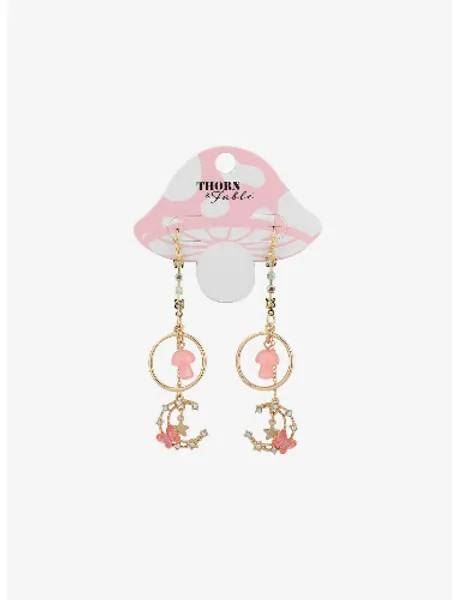 Celestial Mushroom Drop Earrings | Hot Topic