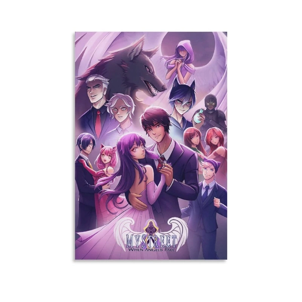 Aphmau Poster 2 Artworks Canvas Prints Room Aesthetic Wall Art Posters Home Modern Decor Frame Unframed 12x18inch(30x45cm)