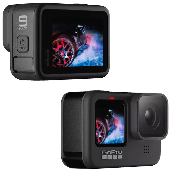 GoPro HERO9 Black - E-Commerce Packaging - Waterproof Action Camera with Front LCD and Touch Rear Screens, 5K Ultra HD Video, 20MP Photos, 1080p Live Streaming, Webcam, Stabilization - 