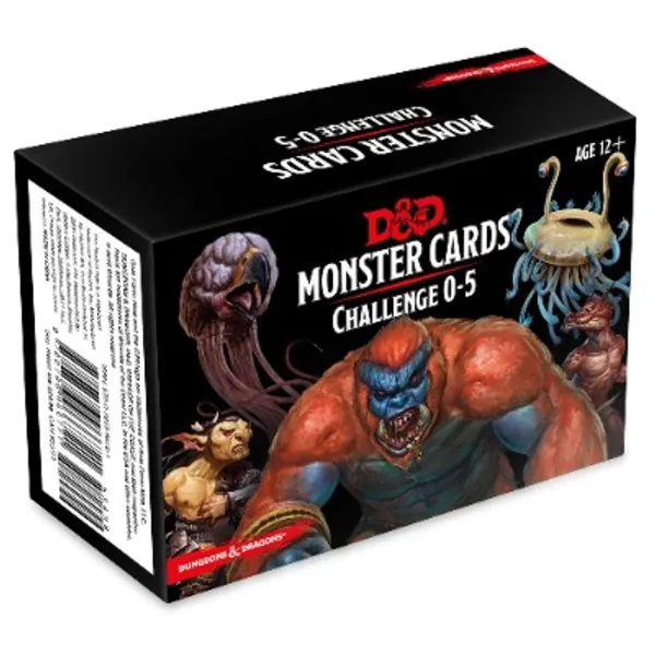 Dungeons  Dragons - Monster Deck 0-5 (179 cards)