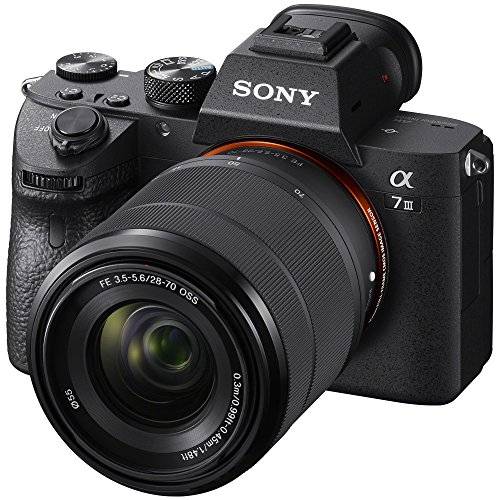 Sony a7 III (ILCEM3K/B) Full-frame Mirrorless Interchangeable-Lens Camera with 28-70mm Lens with 3-Inch LCD, Black - w/ 28-70mm - Base