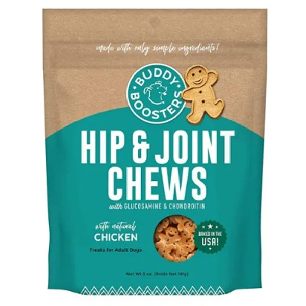 Buddy Biscuits, Soft & Chewy Treats for Dogs with Glucosamine & Chondroitin for Healthy Hips