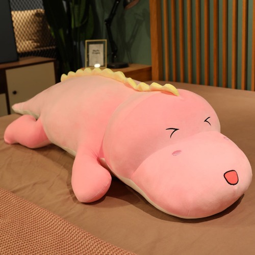 Anxiety-Relieving Plush Dinosaur Toy - Pink / 80cm