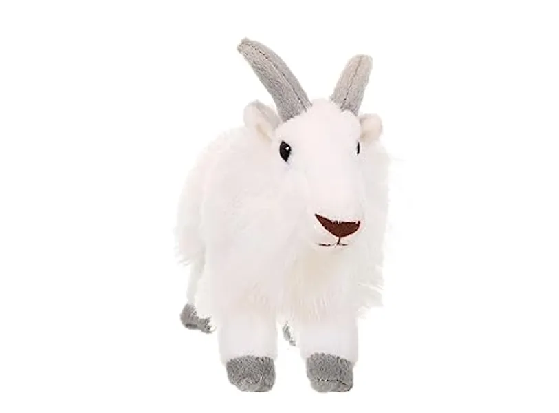 Wild Republic Cuddlekins-Mini Mountain Goat Plush, 8-Inch - 8"