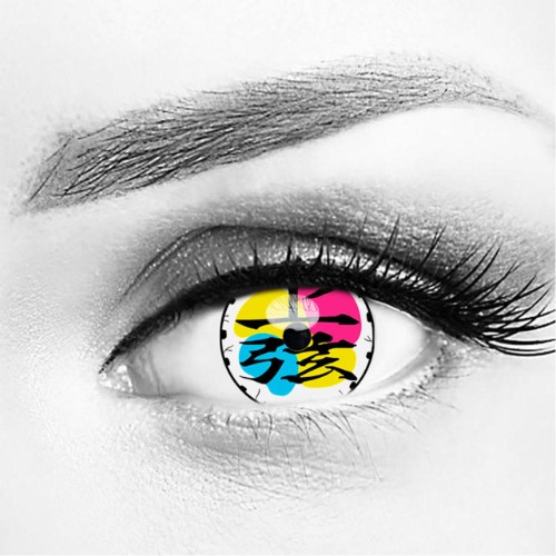 Demon Slayer Douma Upper Rank White Contact Lenses