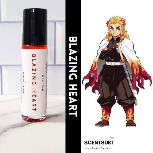 Demon Slayer Anime Inspired Fragrances- Kyojuro Rengoku | Blazing Heart / Regular (10ml)