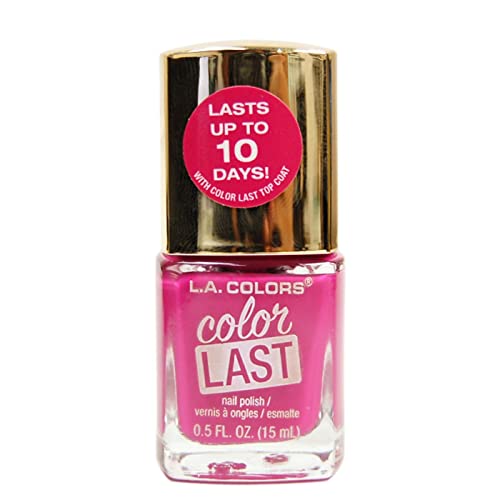 L.A. Colors Color Last Nail Polish, Limitless, 0.50 Ounce, (CNP81) - Limitless - 1 Fl Oz (Pack of 1)