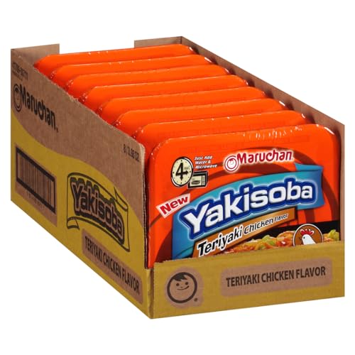 Maruchan Yakisoba Teriyaki Chicken, 3.98 Oz, Pack of 8 - Teriyaki Chicken