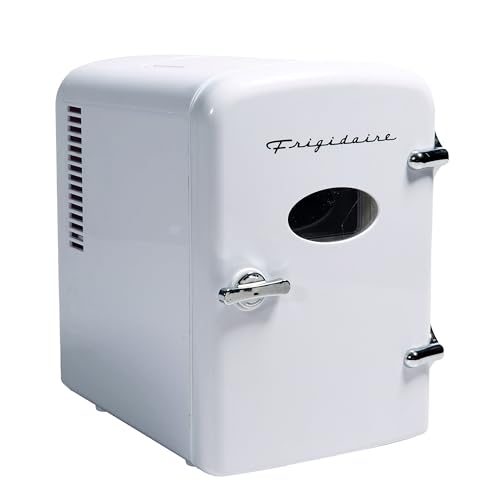 Frigidaire EFMIS129-WHITE 6 Can Beverage Cooler, White,4 Liters - WHITE - Cooler