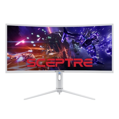 Sceptre White 34" UltraWide Curved Gaming Monitor