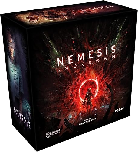 Nemesis Lockdown Board Game - Sci-Fi Horror Game, Tabletop Miniatures Strategy Game, Cooperative Adventure Game for Kids & Adults, Ages 14+, 1-5 Players, 90-180 Min Playtime, Made by Rebel Studio - Nemesis: Lockdown - 1. Nemesis: Lockdown