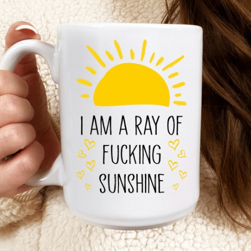 I'm A Ray Of Sunshine Mug - White / One Size