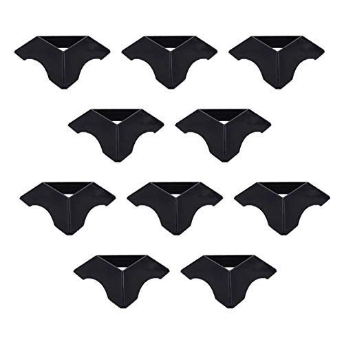 10 Black Cube Base Stands