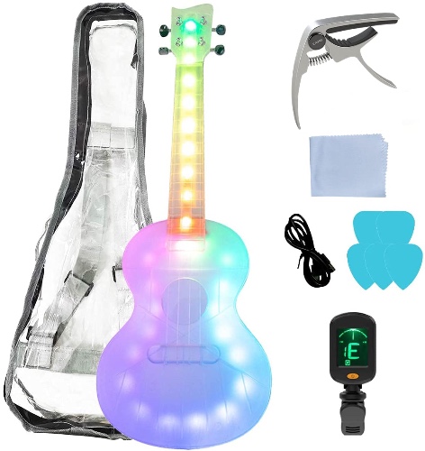 Led Ukulele 23 inches USB Charging