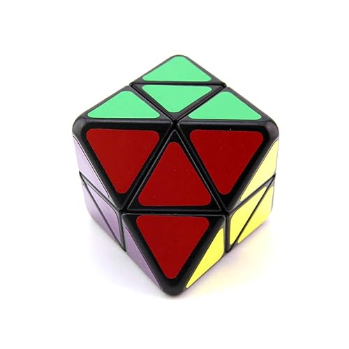 SUN-WAY 4-Axis Octahedron Speed Cube Puzzle Four-Axis Octahedron Diamond Shape Magic Puzzle Cube