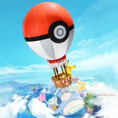 Keepley Pikachu Hot Air Balloon Set