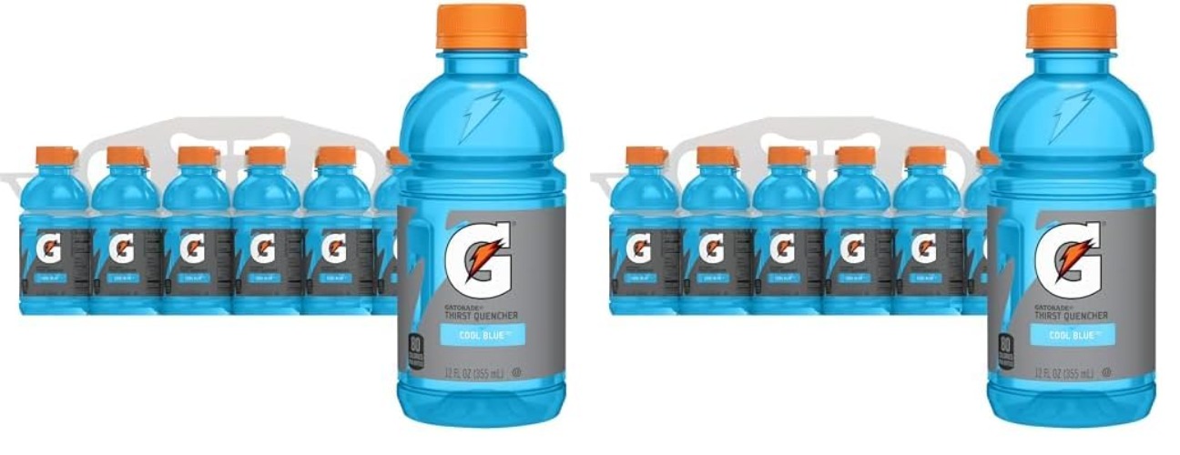 Gatorade Frost Thirst Quencher, Glacier Freeze, 12 Fl Oz Bottles, 24 Pack - Cool Blue - 12 Fl Oz (Pack of 24)
