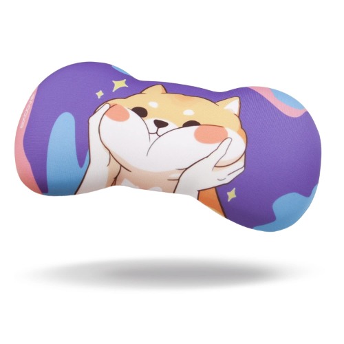 Excovip Gel Wrist Rest Mouse Pad, Cute Ergonomic Mouse Wrist Support with Non-Slip PU Base, Pain-Relief and Soft Wrist Pad for Office ,Gaming