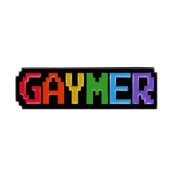 Rainbow GAYMER Pin