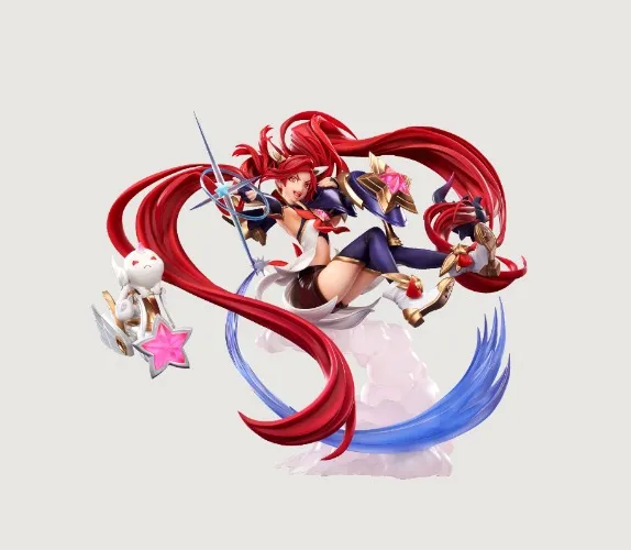 Star Guardian Jinx figurine from riots official merch