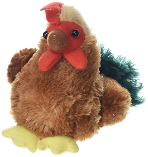 Aurora® Adorable Mini Flopsie™ Cocky™ Stuffed Animal - Playful Ease - Timeless Companions - Brown 6 Inches - Cocky™