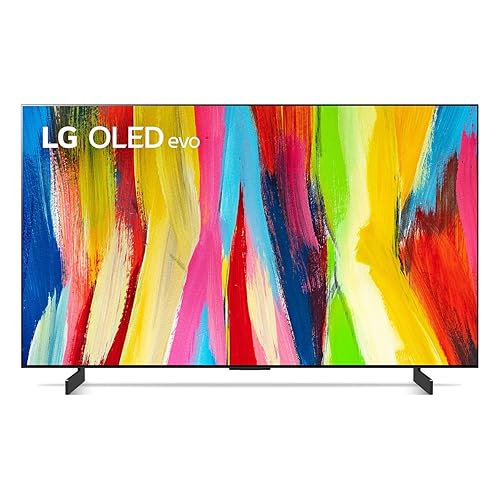 LG C2 Series 42-Inch Class OLED evo Smart TV OLED42C2PUA, 2022 - AI-Powered 4K TV, Alexa Built-in - 42 inch - TV Only
