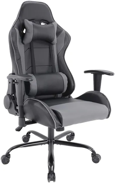 Smugdesk Gaming Chair Racing Style Ergonomic High Back Computer Chair with Height Adjustment, Headrest and Lumbar Support