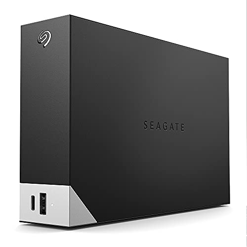 Seagate One Touch HUB 8TB externe Festplatte, 2-fach USB Hu, 3.5 Zoll, USB 3.0, PC, Notebook & Mac, inkl. 2 Jahre Rescue Service, Modellnr.: STLC8000400 - 8TB - Desktop HUB - Schwarz - Hub