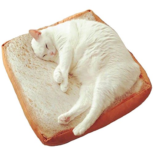 Toast Bread Cushion (15.7''x15.7''x2.6'') - 15.7''x15.7''x2.6''
