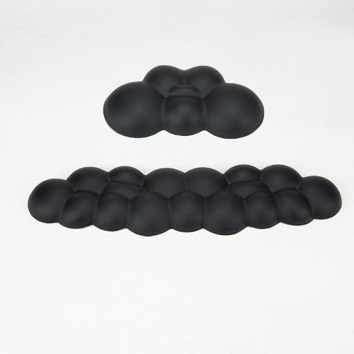 Cloud Keyboard Wrist Rest - Comfortable and Whimsical - Black