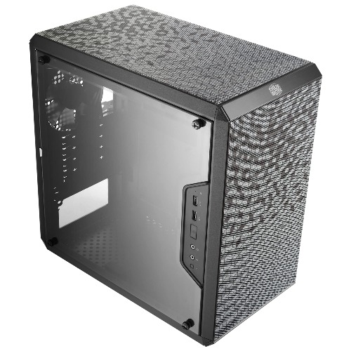 Cooler Master MasterBox Q300L Micro-ATX Tower with Magnetic Design Dust Filter, Transparent Acrylic Side Panel, Adjustable I/O & Fully Ventilated Airflow, Black (MCB-Q300L-KANN-S00) - Micro-ATX - Black