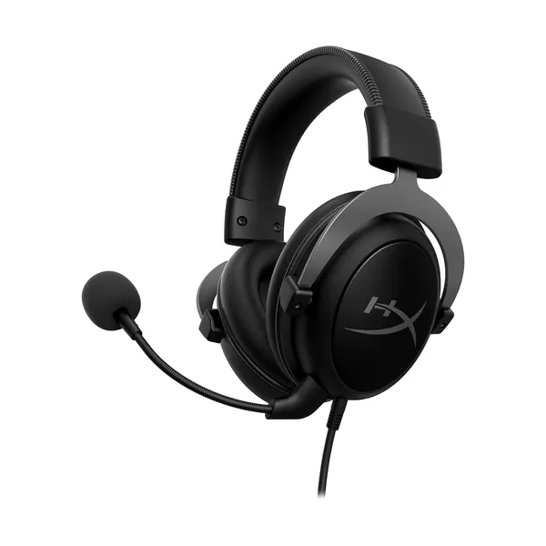 HyperX Cloud II - Gaming Headset, 7.1 Surround Sound, Memory Foam Ear Pads, Durable Aluminum Frame, Detachable Microphone, Works with PC, PS5, PS4, Xbox Series X|S, Xbox One – Gun Metal - Gun metal Wired Cloud II Headset