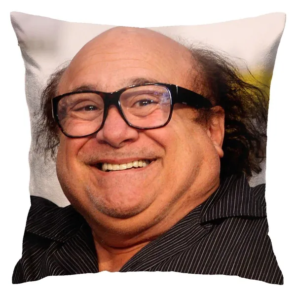 Derqbd Throw Pillow Case Danny Devito Decorative Throw Pillow Covers for Sofa Couch Cushion Pillow Cases 18x18 Inch One Size 220324 220324 - 1