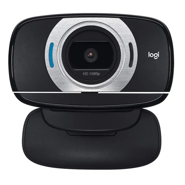 Logitech HD Laptop Webcam C615 with Fold-and-Go Design, 360-Degree Swivel, 1080p Camera - Webcam