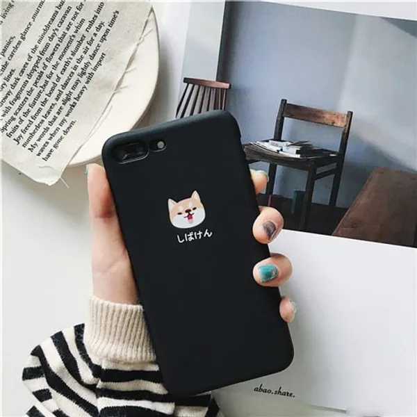 Akita Matte Case by Subtle Asian Treats - iPhone 8 Plus / Black