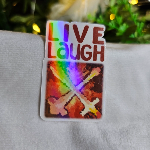 Live Laugh Limit Break, FFXIV, MMO, Final Fantasy 14 XIV, Vinyl Sticker