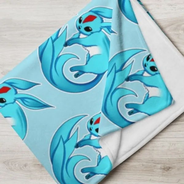 FFXIV Emerald Carbuncle Throw Blanket | Etsy UK